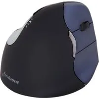 Evoluent VerticalMouse 4 Right - Ergonomische Laser Maus mit 6 Tasten, kabellos für maximalen Komfort und reduzierte Handbelastung
