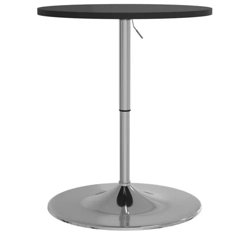 vidaXL Höhenverstellbarer Bartisch Schwarz 60x60 cm von vidaXL