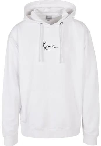 Karl Kani Herren KKMQ12005 SMALL Signature Hoody WHT White, XL
