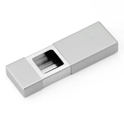 Origin Outdoors Reise-Aschenbecher, eckig, silber