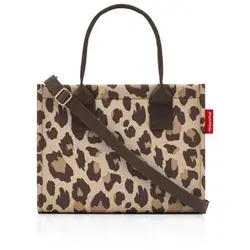 REISENTHEL® Einkaufsshopper daily shopper XS leo macchiato - Eleganter Einkaufsshopper im Leo-Muster, wasserabweisend und mit praktischem Reißverschluss. Ideal für Stadtbummel und Alltag, bietet Platz für Essentials und flexible Tragemöglichkeiten.