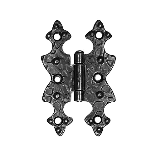 cyclingcolors Möbelscharniere Möbelband Vintage 70x45 Antik Zierscharniere Scharnier Türband Möbel Möbelbänder Schwarz