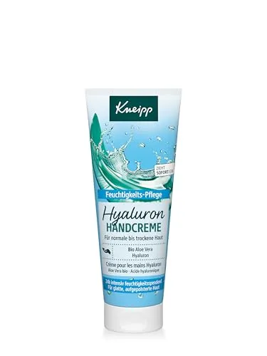 Kneipp Hyaluron Handcreme - Mit Hydro Boost Komplex - Reduziert Fältchen - Zieht sofort ein - 75ml