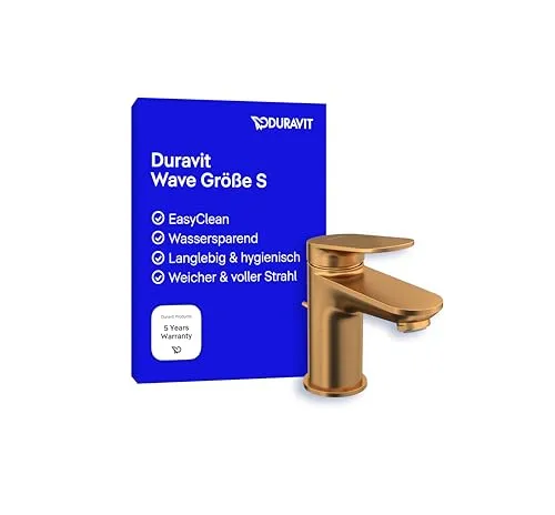 Duravit Wave Waschtischarmatur S, Bronze Gebürstet von Duravit