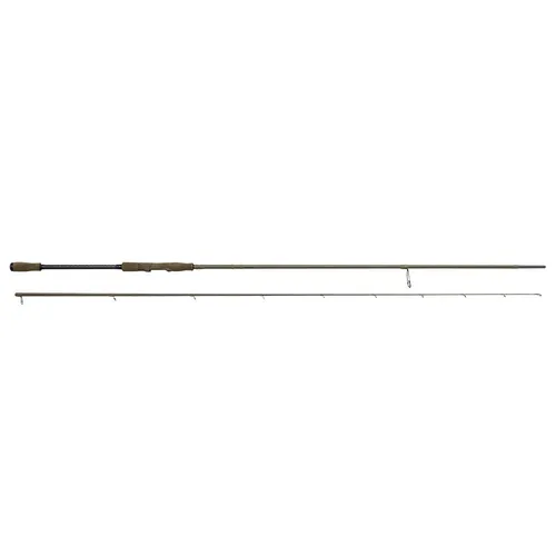 Savage Gear SG4 Light Spiel Spinnrute 2.43M - Angelrute aus 30T Toray Carbon für starke Leistung und Sensibilität, ideal für Barsch, Forelle und Bass. Ergonomischer EVA-Griff für Komfort bei langen Angelsessions.