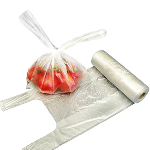 1.000 Stk. Knotenbeutel 3 Kg auf Rolle 22+13x38 cm (4 x 250 Stück) transparent | Hemdchenbeutel | HUTNER