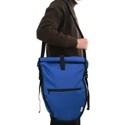 vidaXL Fahrradtasche für Gepäckträger 25 L Blau