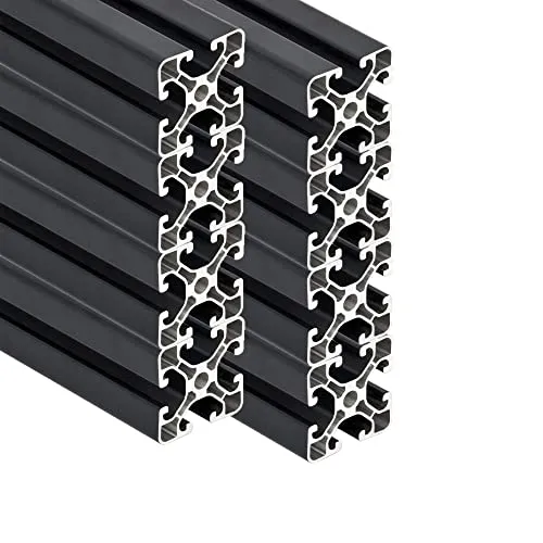 SCHMIDT Aluminium Profil 40x40mm - 8 Stück 2000mm - Aluminiumkanäle für individuelle Projekte, 8 stabile Profile à 2m, rostfrei und witterungsbeständig, ideal für kreative Konstruktionen.