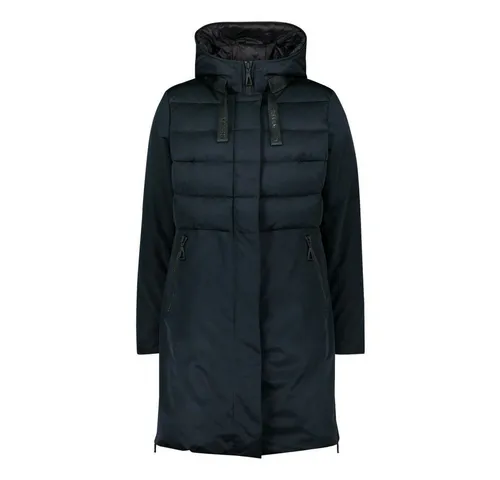 Winterjacke AMBER & JUNE für Damen - Sportliche Funktionsjacke mit wärmender Kunstdaunefüllung und stylischem Design. Ideal für kalte Wintertage, ausgestattet mit praktischen Reißverschlusstaschen und Kapuze.