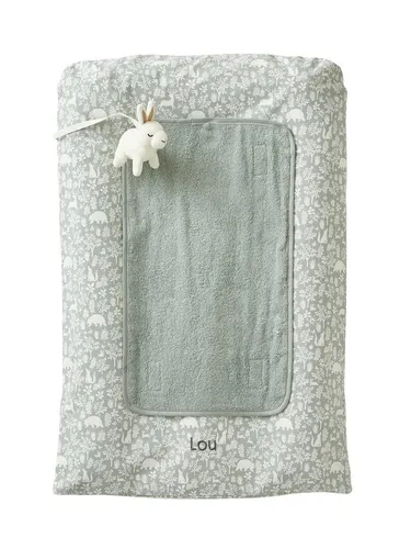 vertbaudet Wickelauflage, Set aus 2 Wickelunterlagen in grün von vertbaudet