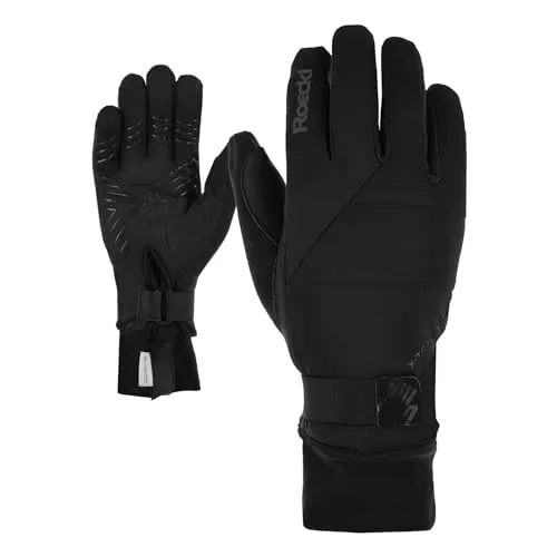 Roeckl Sports Tulfes black (9000) - Extrawarme Langlaufhandschuhe - Langlaufhandschuhe Unisex, bieten extrem hohen Kälteschutz mit WINDSTOPPER und PrimaLoft Gold Isolierung für besten Komfort und Wärme bei kaltem Wetter.