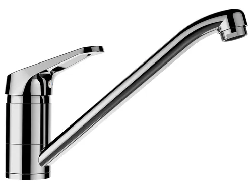 Schock Cosmo Einhebelmischer mit Festauslauf - Armatur mit platzsparendem Design und extrastarkem Wasserdurchlauf, ideal für moderne Küchen. Ausgestattet mit einem Wasserspar-Perlator für nachhaltigen Wasserverbrauch.