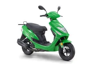 LuXXon Motorroller ECO 45 km/h (50ccm, 4-Takt) - Grün - Der LuXXon Motorroller ECO vereint sportliches Design mit hoher Effizienz. Mit nur 1,9 l/100 km und 10