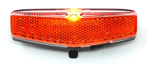 Aufladbares Akku Rücklicht USB Ladebuchse Fahrrad Licht Gepäckträger 50/80 mm