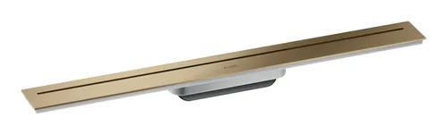 Axor Drain Fertigset Duschrinne 700 mm - Brushed Bronze - Elegante Duschrinnen für eine flexible Raumgestaltung, ideal für moderne Bäder und barrierefreies Duschen.