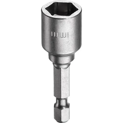 kwb Magnetische 11 mm Bit-Stecknuss Professional aus TQ 60-Stahl (Antrieb: 1/4 Zoll EQ 6.3 Sechskantschaft, ISO 1173, für Außen-Sechskantschrauben)