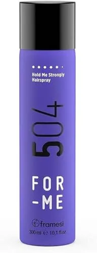 Framesi For-Me 504 Hold Me Strongly Haarspray 300ml - Hochwertiges Haarspray für starken Halt, ideal für kreatives Styling und langanhaltende Frisuren.