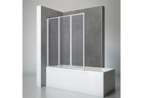 Schulte Duschwand Well, 3-teilig faltbar, 127 x 140 cm von Schulte