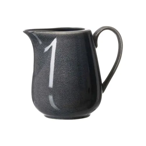 Ritzenhoff & Breker Toledo Krug Wasserkrug 1.2 L - Eleganter Wasserkrug aus grauem Steinzeug, perfekt für stilvolle Tischdekoration und langlebig im Gebrauch.