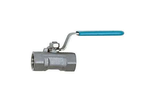 Riegler Edelstahlkugelhahn 1.4408 - Hochwertiger 1-teilig, G 1/4, DN 8 - Kugelhähne, Edelstahlkugelhahn 1.4408, ideal für hohe Druckbelastungen bis 63 bar und Temperaturschwankungen von -20 °C bis 150 °C.