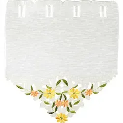 Arsvita Vorhang (1 St), Stangendurchzug, transparent, Mini in gelb von Arsvita