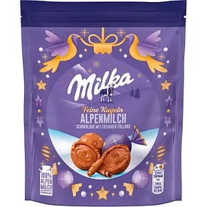 Milka Feine Kugeln Alpenmilch Schokobonbons 90,0 g, 1 St.