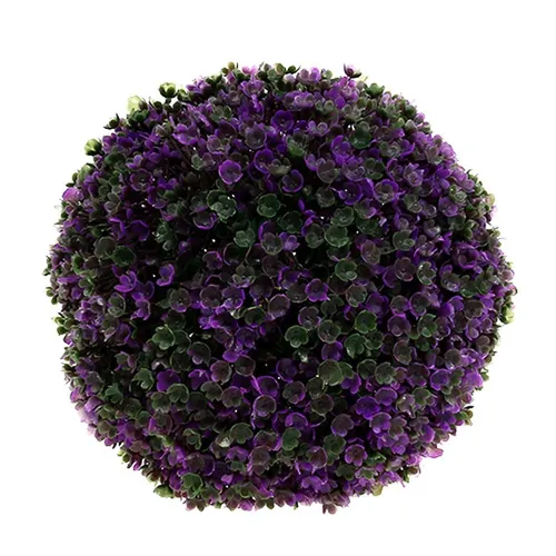 Produktbild Deko Pflanzenkugel Lila Ø18cm Künstlich für Bodenvasen