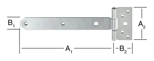 Vormann Kreuzgehänge verzinkt 400 x 33 mm Nr. 124400Z von Vormann