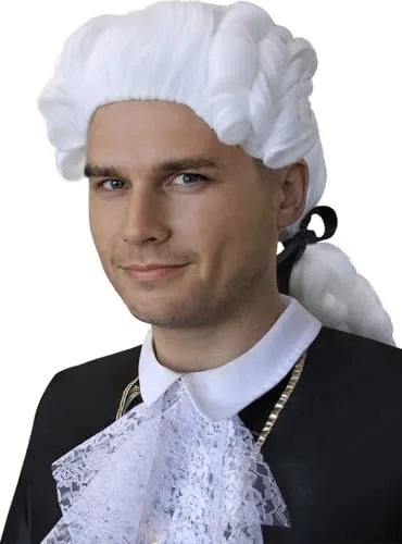 Perücken Weiß von Funidelia