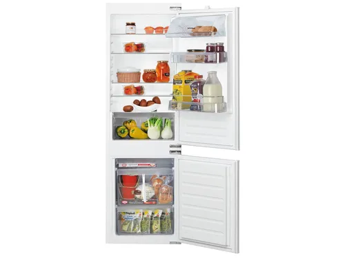 Privileg PCI 18S1 Einbau-Kühl-Gefrierkombination - Kühlschrank mit LessFrost-Technologie, die das Abtauen reduziert. Ideal für effiziente Kühlung mit 273 l Nutzinhalt und leisen 35 dB Betriebsgeräusch.