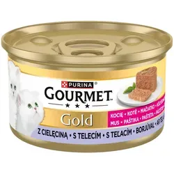 Purina Gourmet Gold Kitten Mousse für Kätzchen mit Kalbfleisch 85g