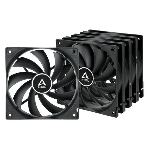 Arctic F12 PC-Gehäuse-Lüfter Schwarz (B x H x T) 120 x 25 x 120 mm