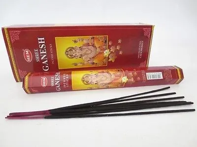 SHREE GANESH von HEM BIG PACK 6x 20 RäucherSTÄBCHEN Original Indien Incense