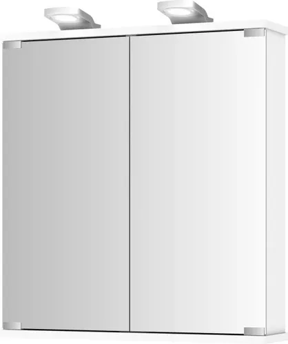 Jokey Spiegelschrank Sakura Weiß – Moderner Badschrank