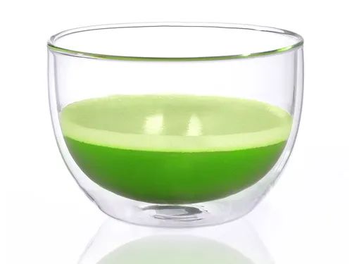 Produktbild Matcha Schale / Matcha Teeschale aus doppelwandigem Glas, 115x80mm, 400ml rund
