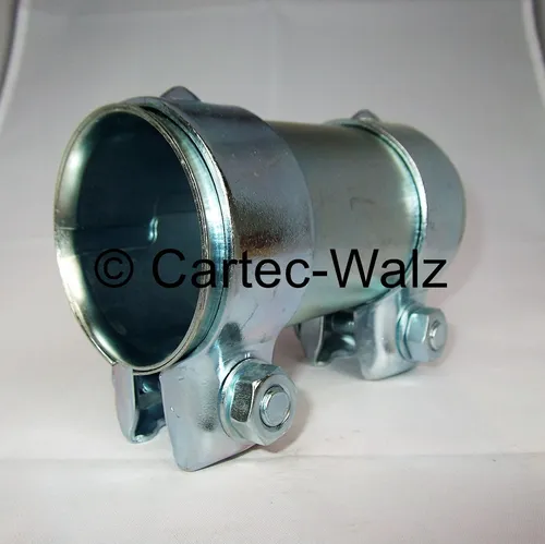 Auspuff Rohrverbinder Auspuffschelle Doppelschelle Rohrschelle Ø 70 x 125 mm