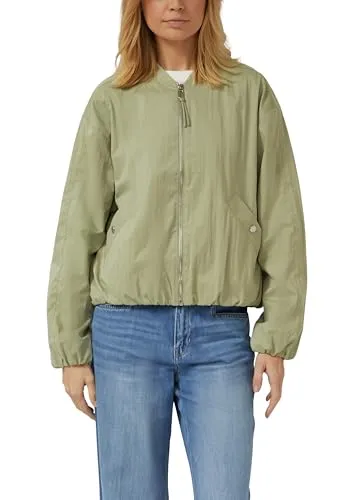 s.Oliver Weicher Blouson in Strukturoptik - Bequemer Blouson mit lässiger Passform und praktischem Reißverschluss. Ideal für Outdoor-Aktivitäten, aus strapazierfähigem Material und mit Gummizugsaum für optimalen Komfort.