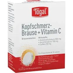 Produktbild Togal Kopfschmerz-Brause + Vit. C Brausetabletten 20 St