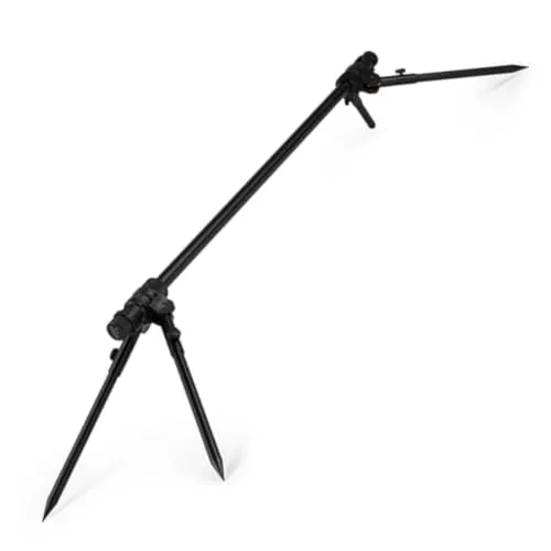 Fox Black Label Slim Pod Base - Rodpod zum Karpfenfischen, Rutenauflage für Karpfenruten, Rutenhalter