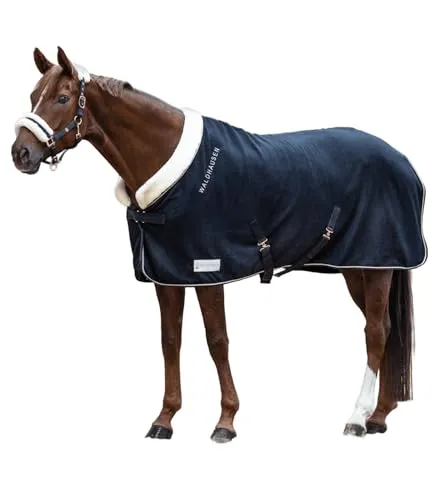 WALDHAUSEN Fleecedecke modern rosé - Reit- & Pferdebedarf, elegante Fleecedecke mit weichem Kragen und Antipilling-Fleece für höchsten Komfort und Stil beim Reiten.