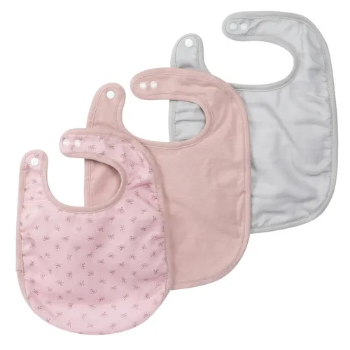 Roba Kids 3er Set Lätzchen Lil Planet Rosa Mauve 23x30 cm TOP