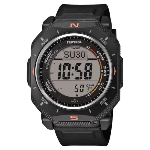 Casio Pro Trek PRG-69 Noir TU - Die Casio Pro Trek PRG-69 Uhr bietet eine robuste Bauweise und vielseitige Funktionen, ideal für Outdoor-Abenteuer und aktive Lebensstile.