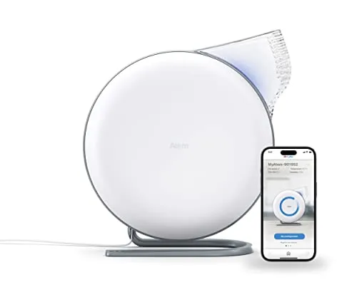IQAir Atem Desk Luftreiniger für Allergiker - Mobil und effektiv gegen Schadstoffe - Luftreiniger für Allergiker, filtert 99 % der Partikel bis 0,003 Mikrometer. Ideal für Schlafzimmer, Kinderzimmer und Büro, mit App-Steuerung und energiesparendem Betrieb.