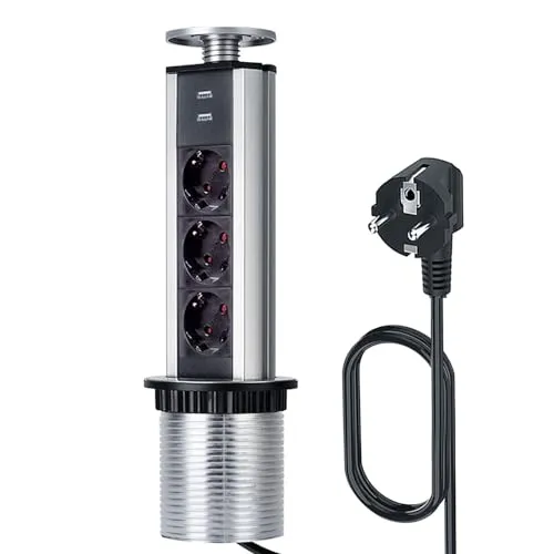 Verlängerungskabel Silber von LEUTED