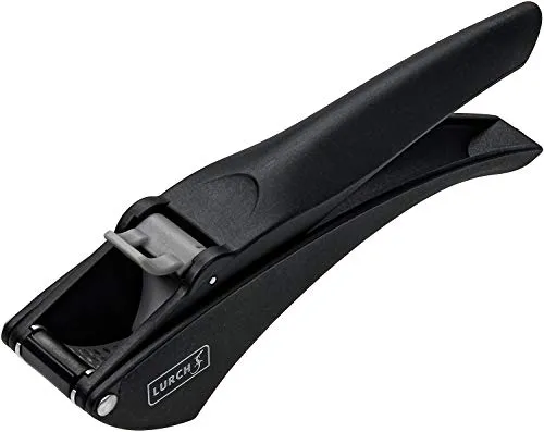 Lurch Knoblauchpresse 221405 - Knoblauchpresse aus Kunststoff, ideal für geschälte oder ungeschälte Zehen, ergonomisch und spülmaschinengeeignet für müheloses Pressen.