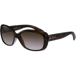 Ray-Ban RB4101 Damen-Sonnenbrille - Stilvolle Vollrand Butterfly - Sonnenbrillen | Trendige braune Kunststofffassung mit UV-Schutz für perfekten Look und Schutz an sonnigen Tagen.