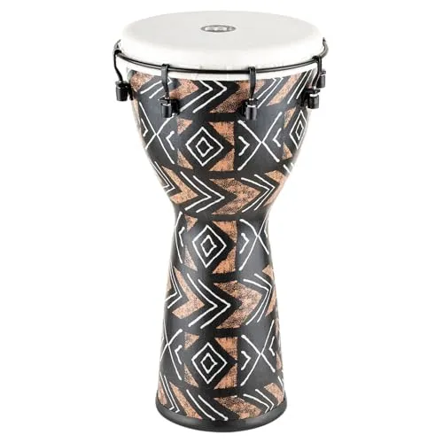 Meinl Percussion Alpine Djembe - Vielseitige Handtrommel mit 10 Zoll Durchmesser - Djemben - Diese robuste Djembe aus ABS bietet ein mechanisches Stimmsystem für zuverlässigen Sound und ist ideal für Auftritte und Sessions.
