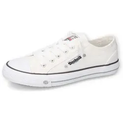 Dockers by Gerli Slip-On Sneaker, Freizeitschuh mit elastischer Zierschnürung - Sneaker in Größe 43, weiß, mit sportlichem Design und elastischer Zierschnürung für einfachen Einstieg und hohen Tragekomfort.