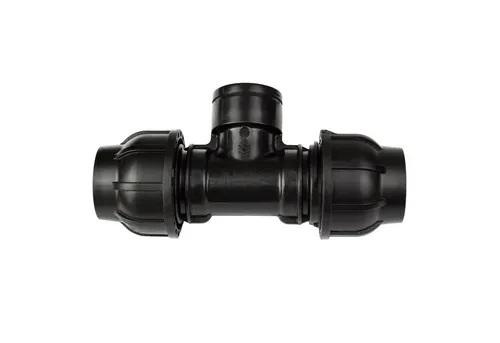 GEBO Steckfitting PE Rohr T-Stück 32mm x 3/4 Zoll Innengewinde Abzweig Verschraubung