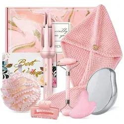 Geschenkbox für Frauen – Personalisierte Geburtstagsgeschenke für Mama, Schwester & Freundin - Vielseitig einsetzbare Geschenkbox für besondere Anlässe – ideal für Geburtstage, Muttertag oder als kleine Aufmerksamkeit. Enthält praktische Beauty-Tools für ein schnelles Styling und entspannende Momente.